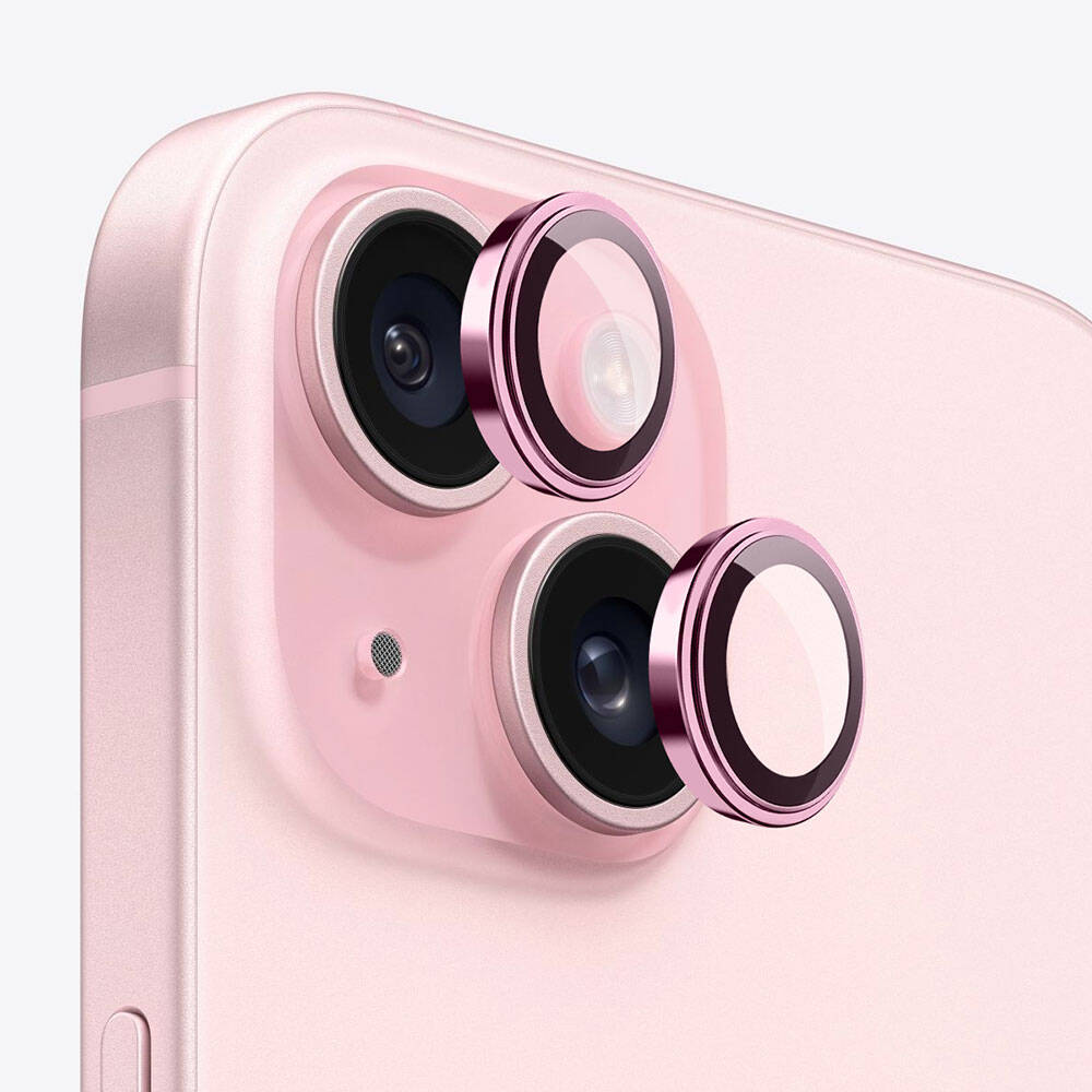 Wiwu Lens Guard iPhone 15 Plus Metal Kamera Lens Koruyucu