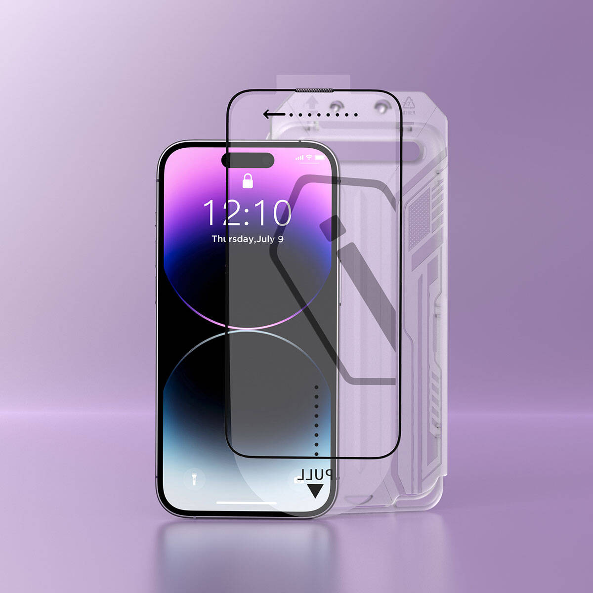 Wiwu SQ-005 Easy İnstall iVista iPhone 15 Plus Super Hardness Ekran Koruyucu