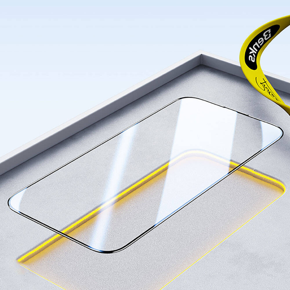 Benks V Pro iPhone 15 Pro Ultra Shield 0.3mm Ekran Koruyucu + Kolay Uygulama Aparatlı