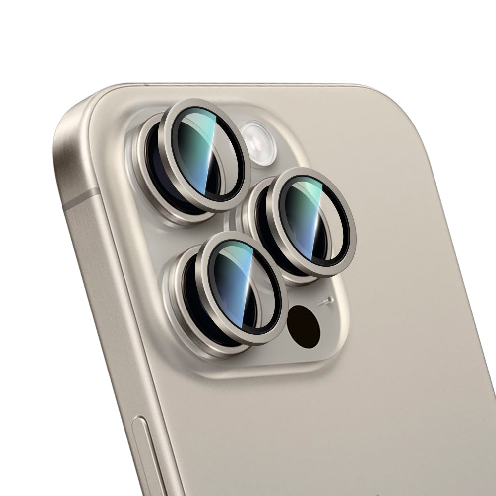 CaseWorld Alloy Serisi iPhone 15 Pro Max Oleofobik Anti Reflective Kamera Lens Koruyucu