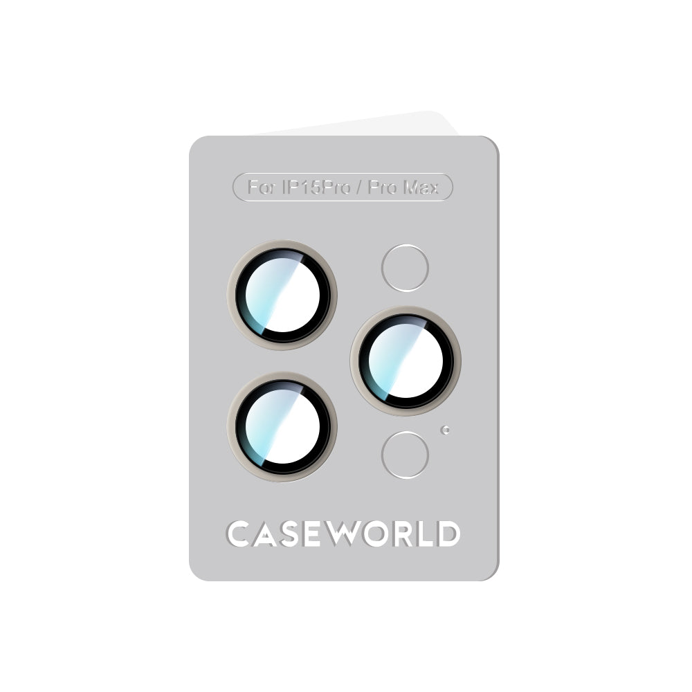 CaseWorld Alloy Serisi iPhone 15 Pro Max Oleofobik Anti Reflective Kamera Lens Koruyucu