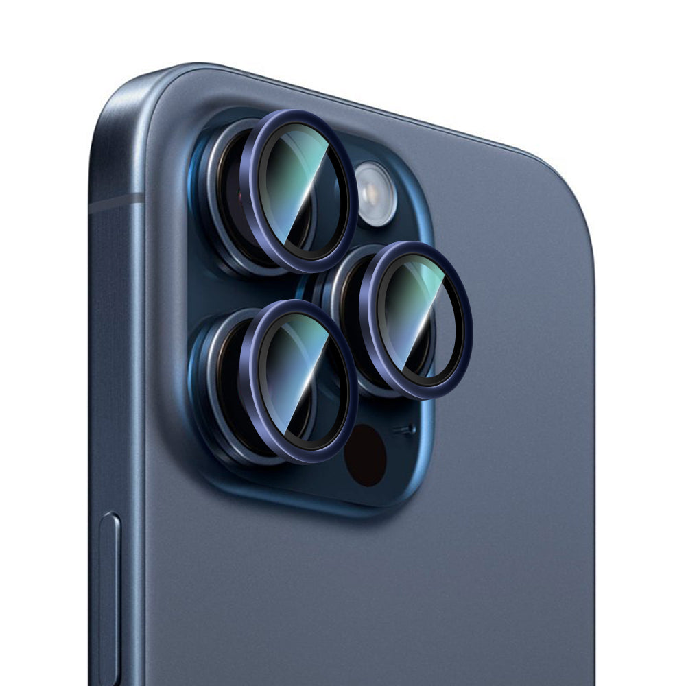 CaseWorld Alloy Serisi iPhone 15 Pro Oleofobik Anti Reflective Kamera Lens Koruyucu