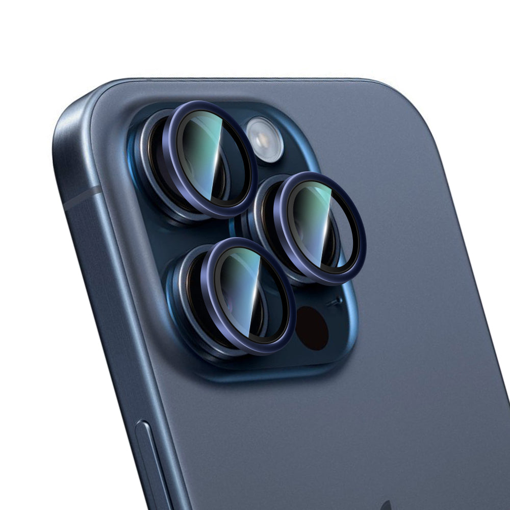 CaseWorld Alloy Serisi iPhone 15 Pro Oleofobik Anti Reflective Kamera Lens Koruyucu