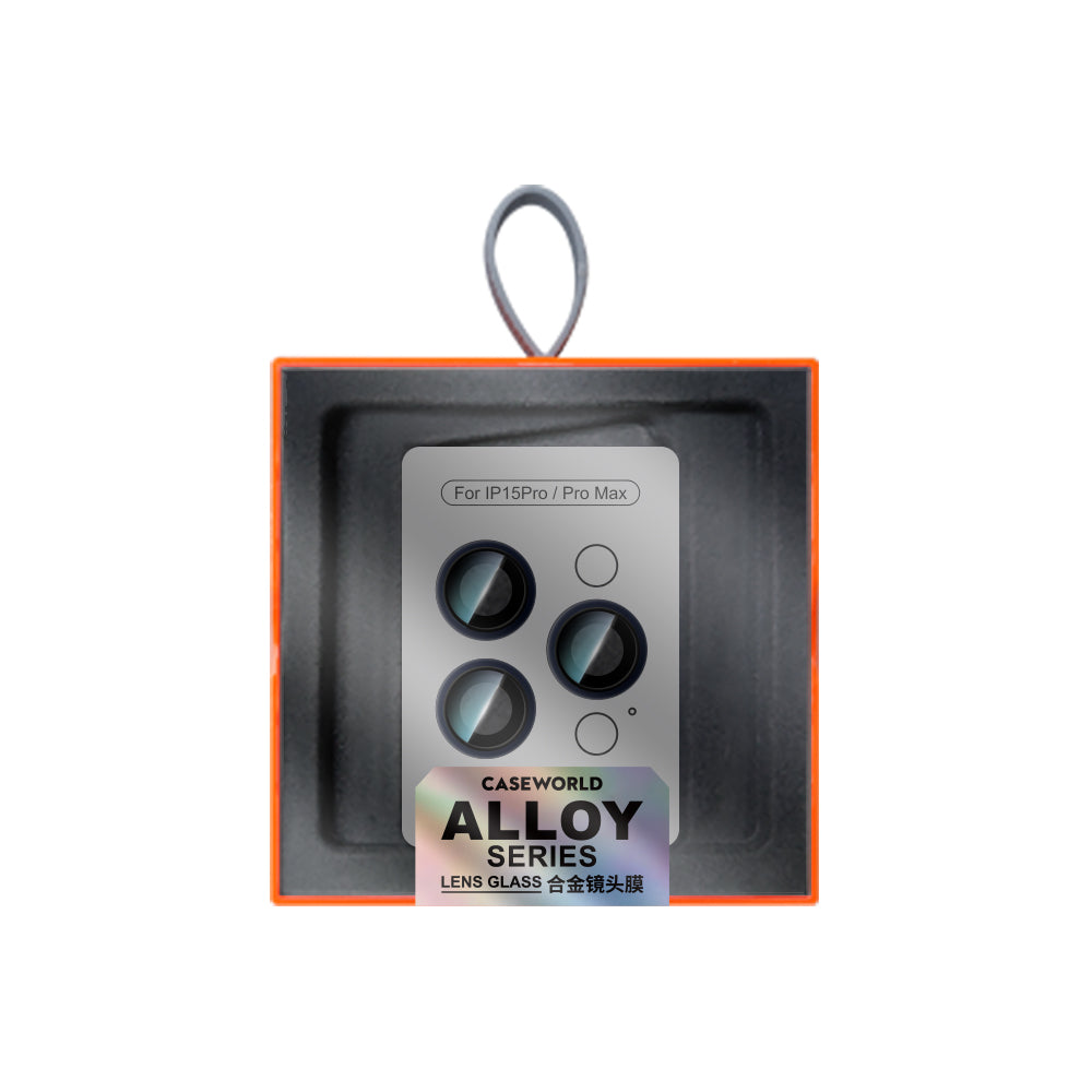 CaseWorld Alloy Serisi iPhone 15 Pro Oleofobik Anti Reflective Kamera Lens Koruyucu