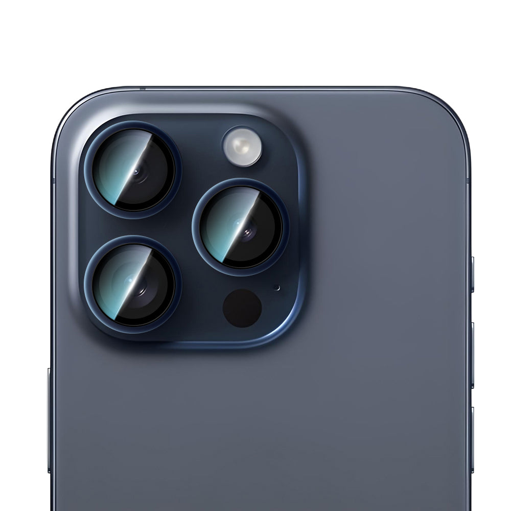 CaseWorld Alloy Serisi iPhone 15 Pro Oleofobik Anti Reflective Kamera Lens Koruyucu