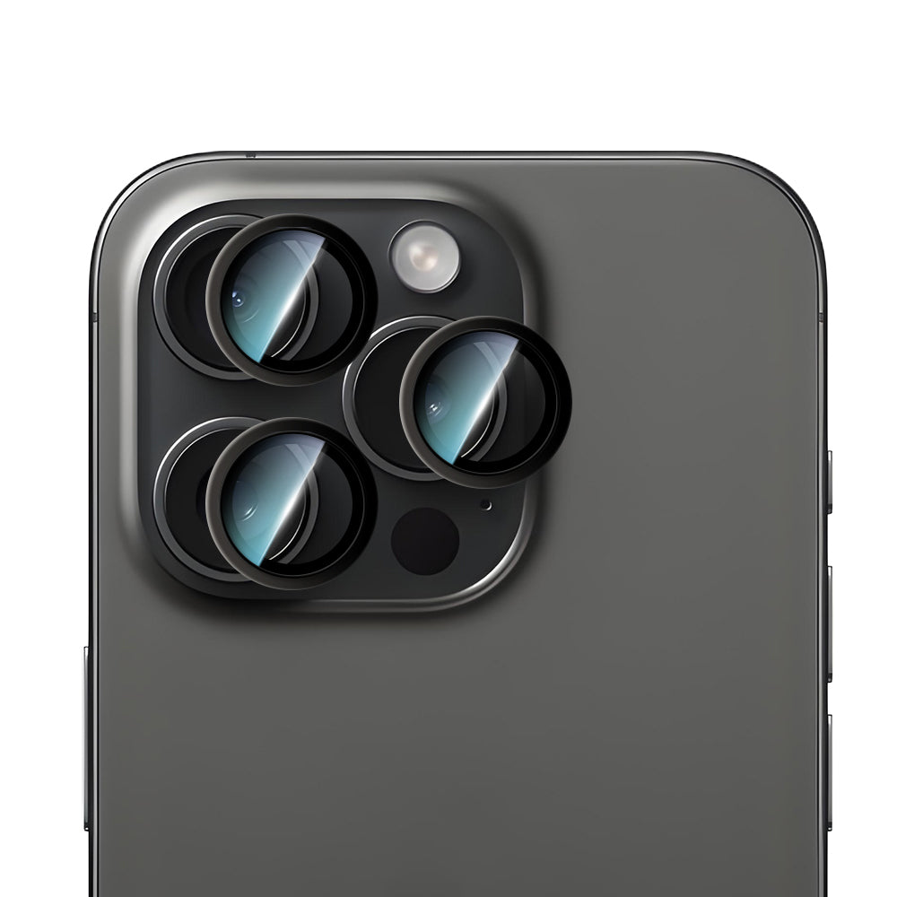 CaseWorld Alloy Serisi iPhone 15 Pro Oleofobik Anti Reflective Kamera Lens Koruyucu
