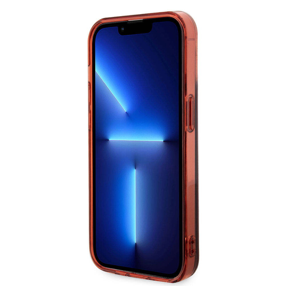 AMG iPhone 15 Pro Orjinal Lisanslı Çift Katmanlı Şeffaf Büyük Logo Telefon Kılıfı