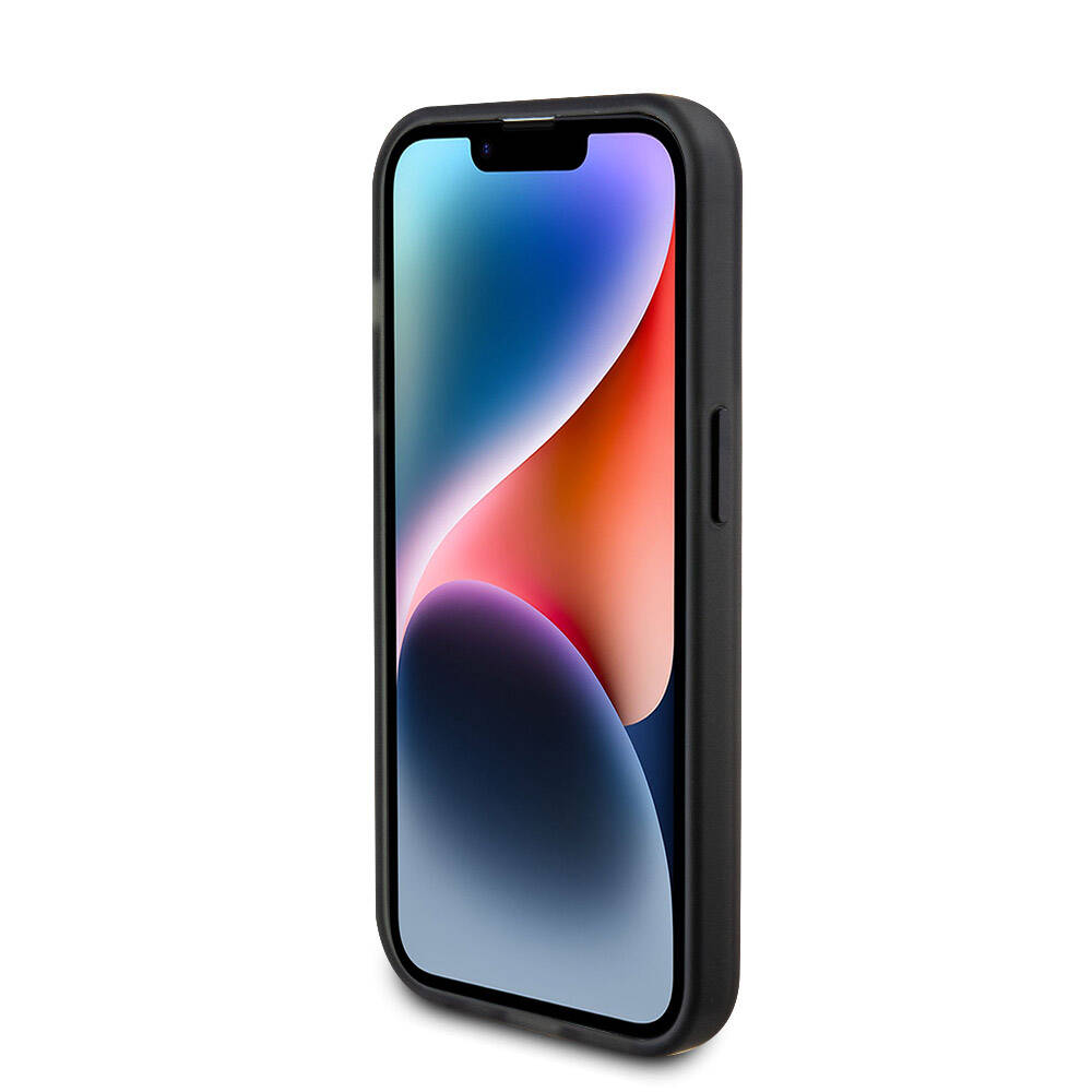 Ferrari iPhone 15 Pro M-safe Şarj Özellikli Standlı Buzlu Yüzey Dizayn Telefon Kılıfı