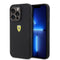 Ferrari iPhone 15 Pro Orjinal Lisanslı Metal Logolu SF Yazılı Telefon Kılıfı
