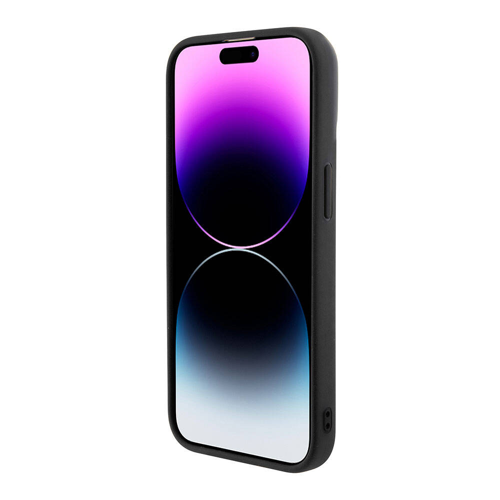 Guess iPhone 15 Pro Orjinal Lisanslı Yazı Logolu Disco Script Metal Telefon Kılıfı