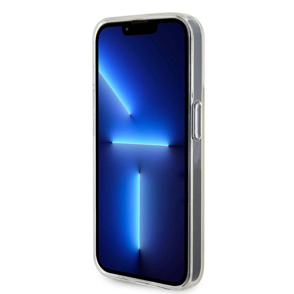 Guess iPhone 15 Pro Orjinal Lisanslı Yazı Logolu Mirror Disco Kılıf