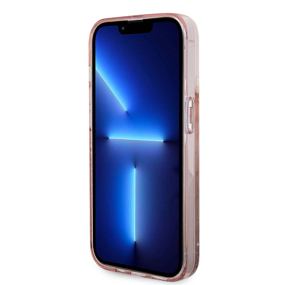 Hello Kitty iPhone 15 Pro Orjinal Lisanslı İkonik Sıvılı Glitter Telefon Kılıfı