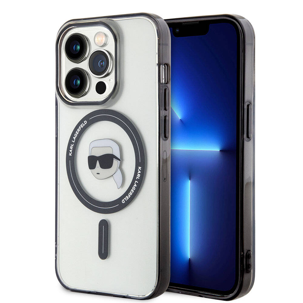 Karl Lagerfeld iPhone 15 Pro Magsafe Şarj Özellikli IML Karl Orjinal Lisanslı Telefon Kılıfı - 1