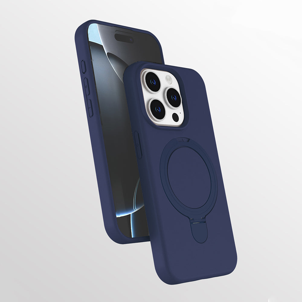 Cepax iPhone 15 Pro M-safe Şarj Özellikli Standlı Samara Kılıf