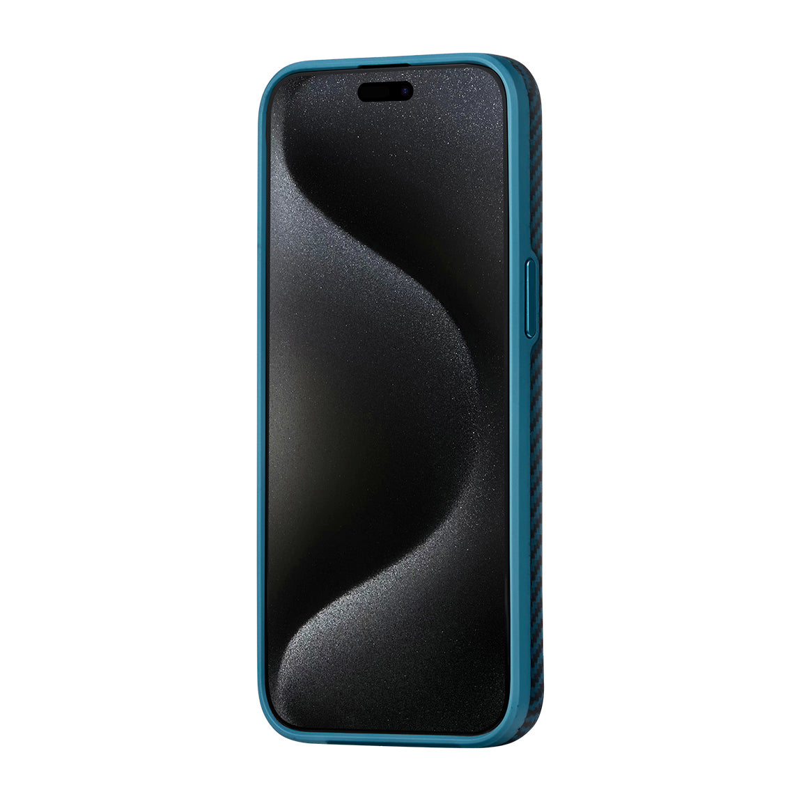 Pitaka Military-Grade Classic Serisi iPhone 15 Pro Kılıf Magsafe 1500D Aramid Fiber Black-Grey Twill Kılıf