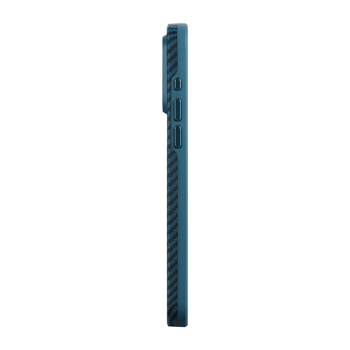 Pitaka Military-Grade Classic Serisi iPhone 15 Pro Kılıf Magsafe 1500D Aramid Fiber Black-Grey Twill Kılıf