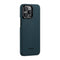 Pitaka Ultra-Slim Classic Serisi iPhone 15 Pro M-safe Şarj Özellikli 1500D Aramid Fiber Black-Blue Twill Kılıf