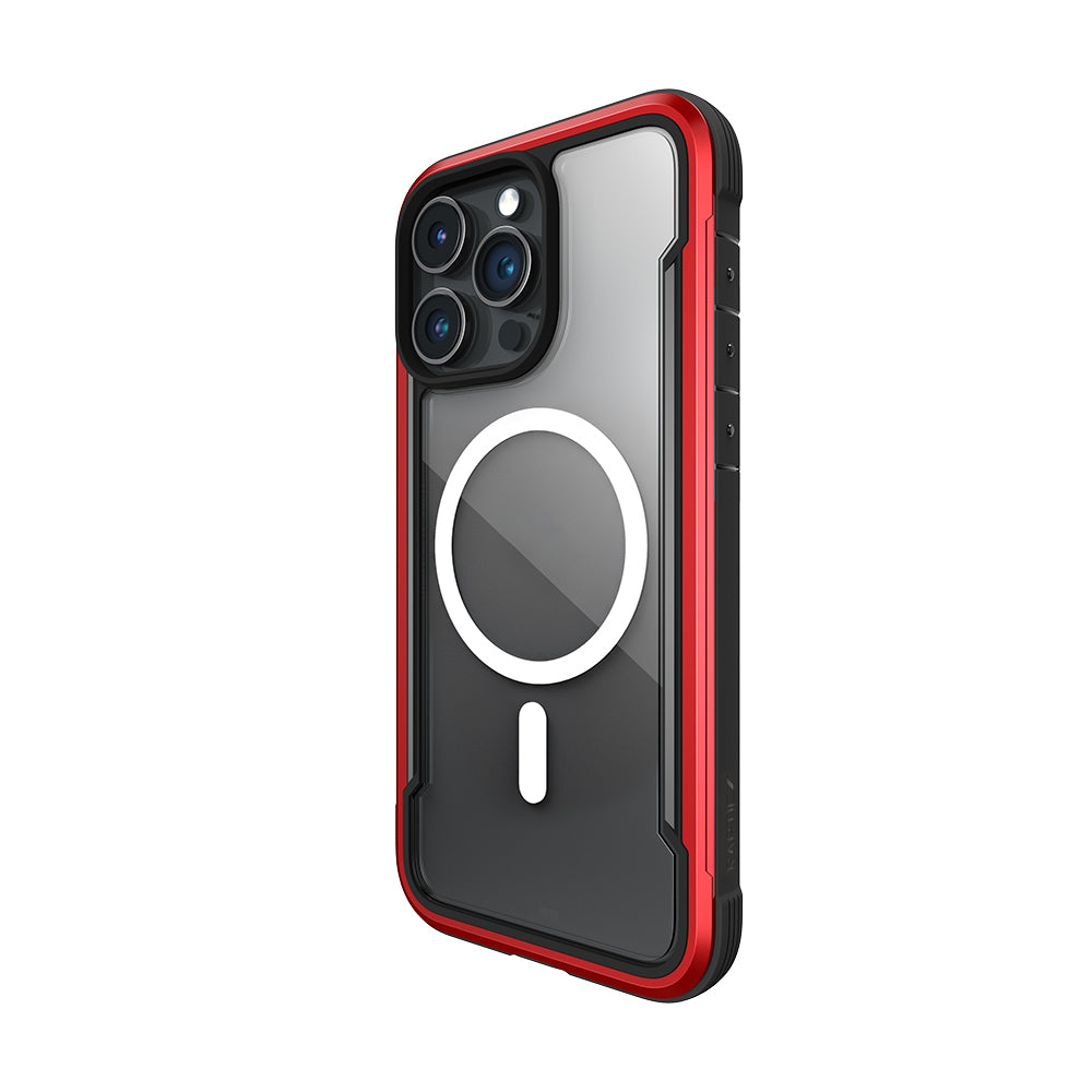 Raptic Shield Serisi iPhone 15 Pro M-safe Şarj Özellikli Airbagli Şeffaf Arka Yüzey Kılıf