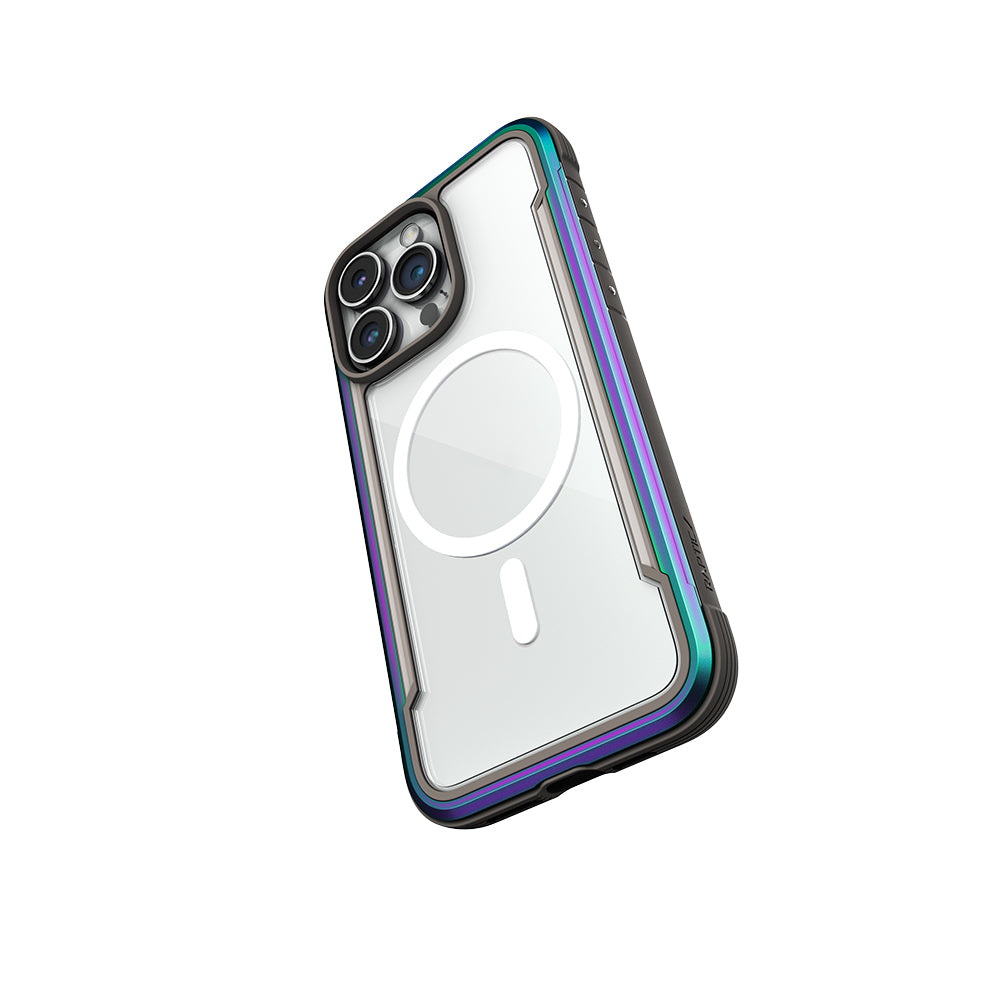 Raptic Shield Serisi iPhone 15 Pro M-safe Şarj Özellikli Airbagli Şeffaf Arka Yüzey Kılıf