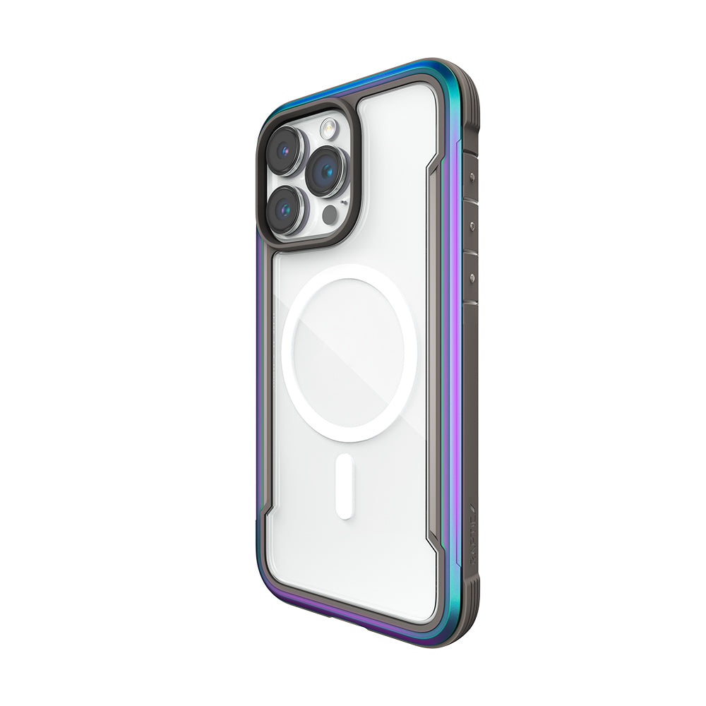 Raptic Shield Serisi iPhone 15 Pro M-safe Şarj Özellikli Airbagli Şeffaf Arka Yüzey Kılıf