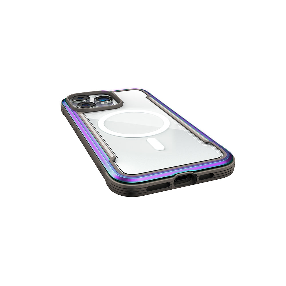 Raptic Shield Serisi iPhone 15 Pro M-safe Şarj Özellikli Airbagli Şeffaf Arka Yüzey Kılıf