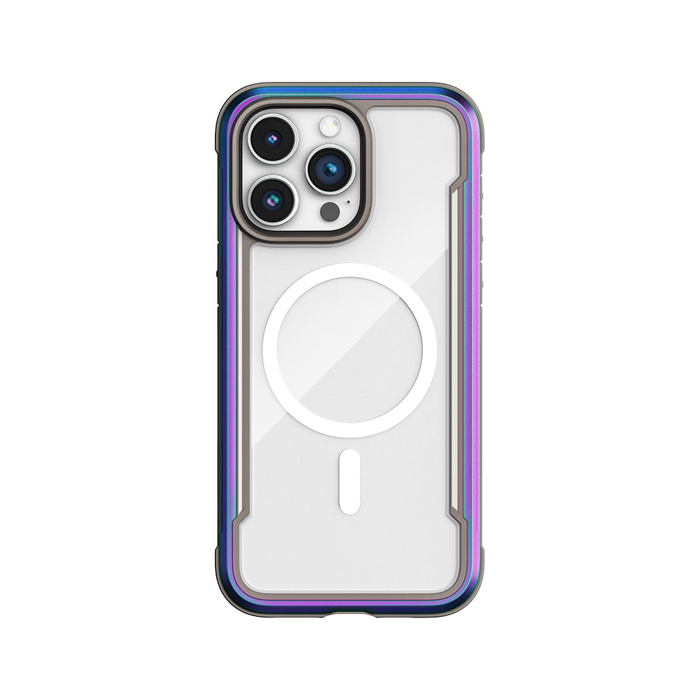 Raptic Shield Serisi iPhone 15 Pro M-safe Şarj Özellikli Airbagli Şeffaf Arka Yüzey Kılıf