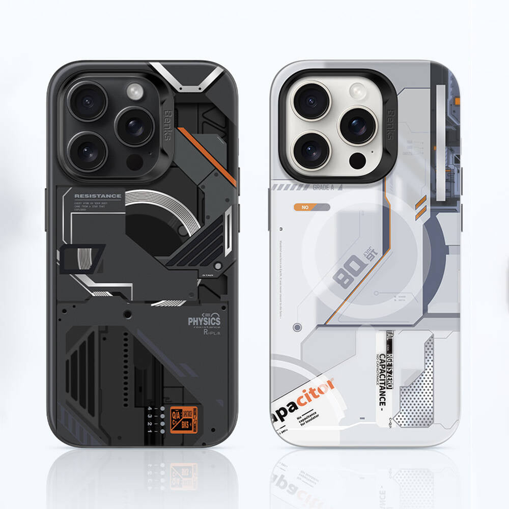 Benks Perspective Serisi iPhone 15 Pro M-safe Şarj Özellikli Mekanik Tasarımlı Kılıf