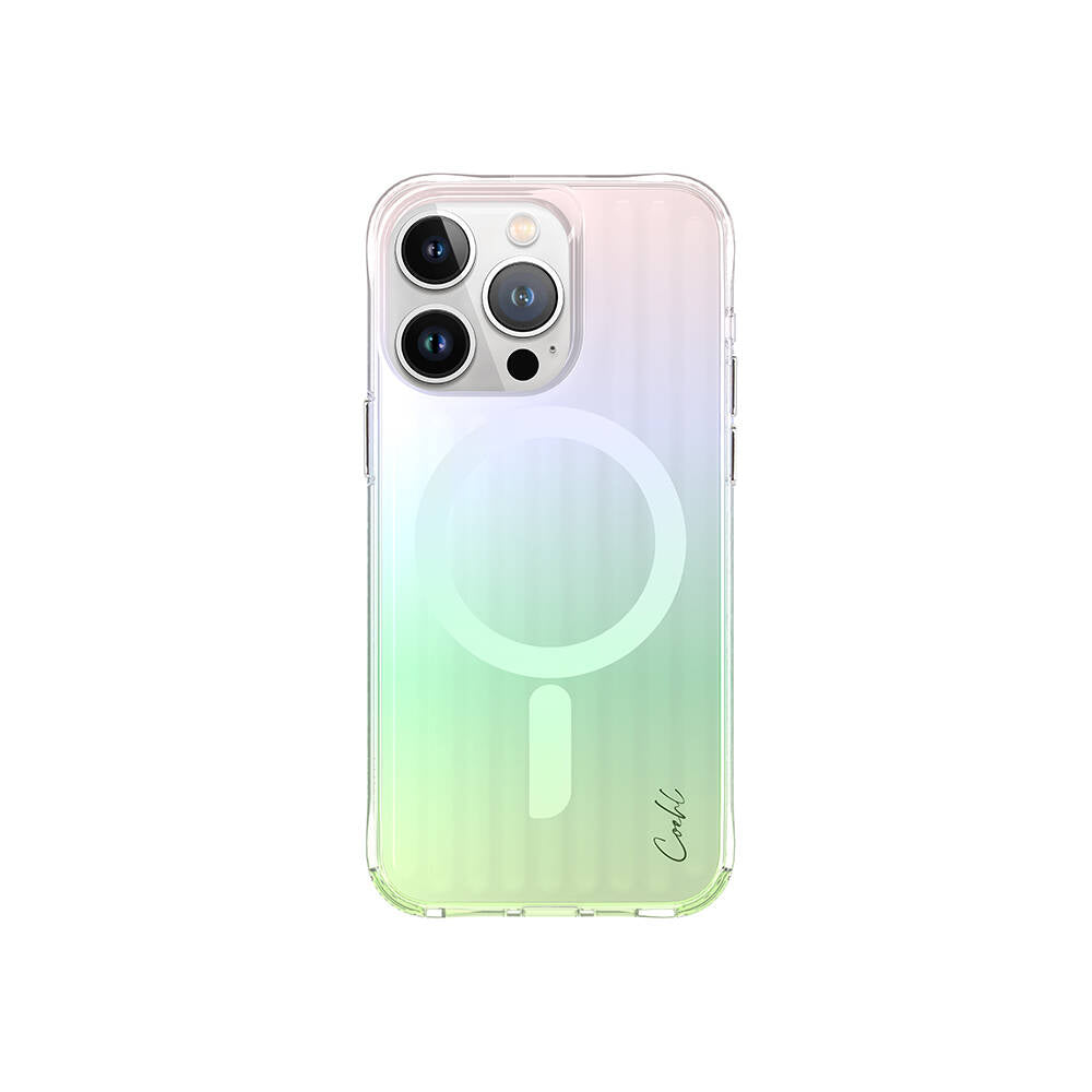 Coehl Linear iPhone 15 Pro M-safe Şarj Özellikli Parlayan Arka Yüzey Telefon Kılıfı