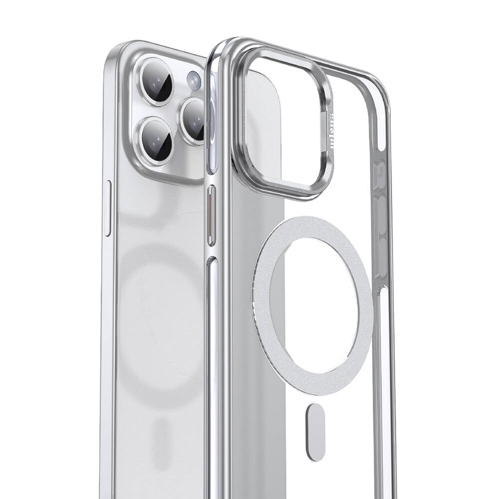 Wlons iPhone 15 Pro Magsafe Şarj Özellikli Standlı Efsane Kılıf