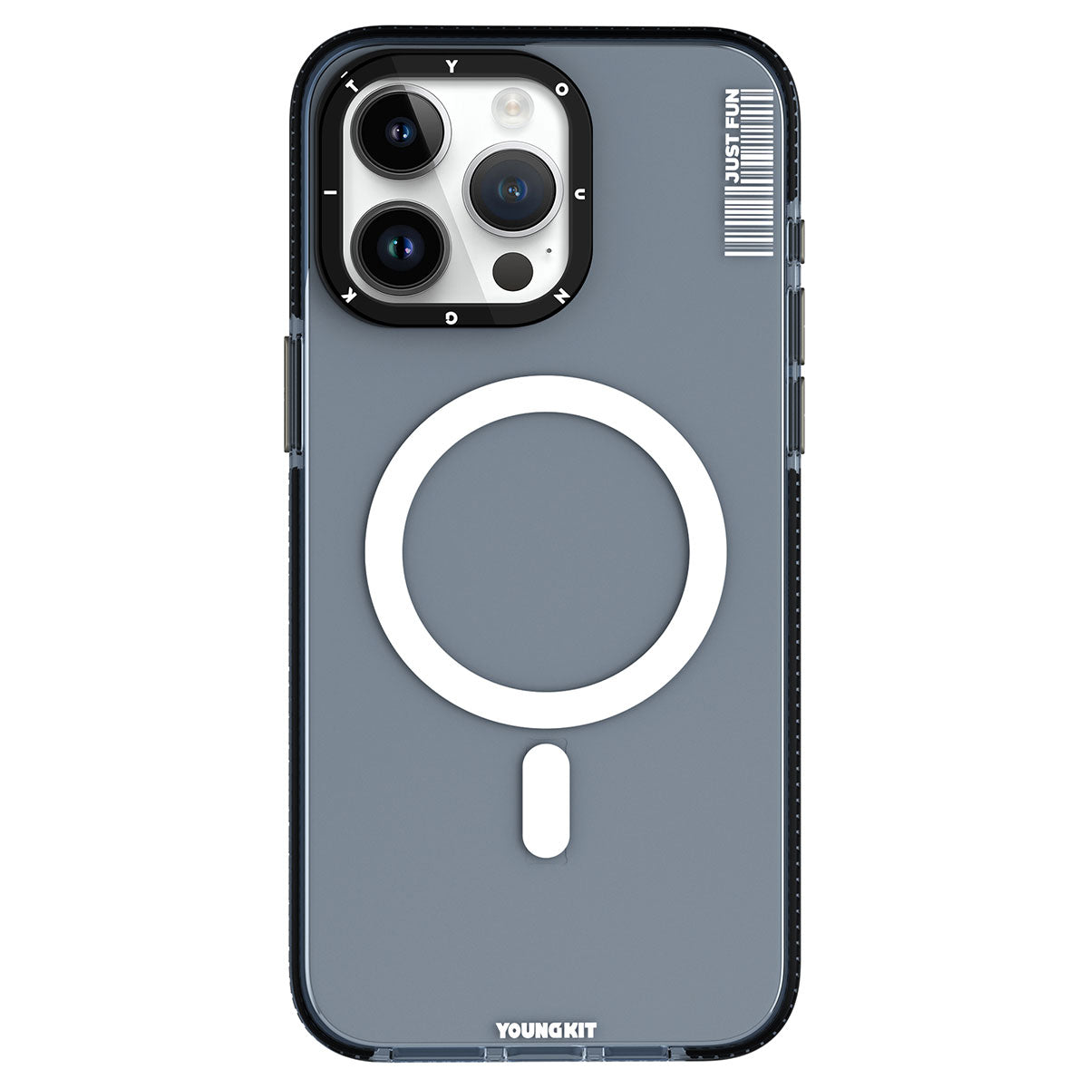 YoungKit Crystal Color Serisi iPhone 15 Pro M-safe Şarj Özellikli Telefon Kılıfı