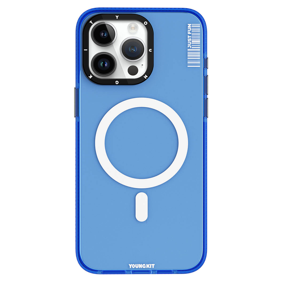 YoungKit Crystal Color Serisi iPhone 15 Pro Magsafe Şarj Özellikli Telefon Kılıfı