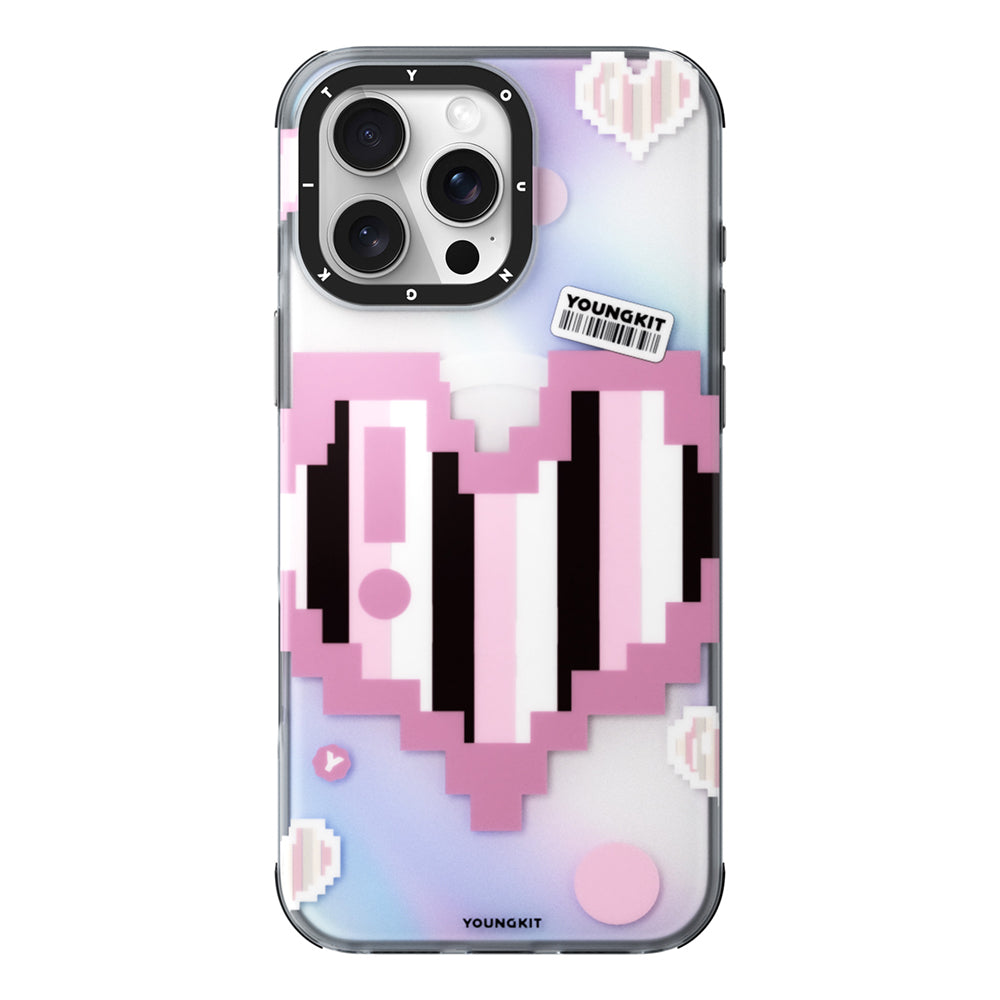 Youngkit Love Serisi iPhone 15 Pro M-safe Şarj Özellikli Telefon Kılıfı