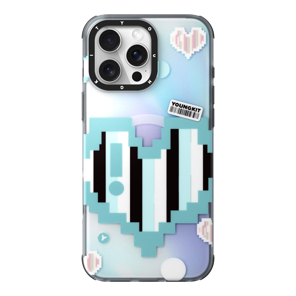 Youngkit Love Serisi iPhone 15 Pro M-safe Şarj Özellikli Telefon Kılıfı