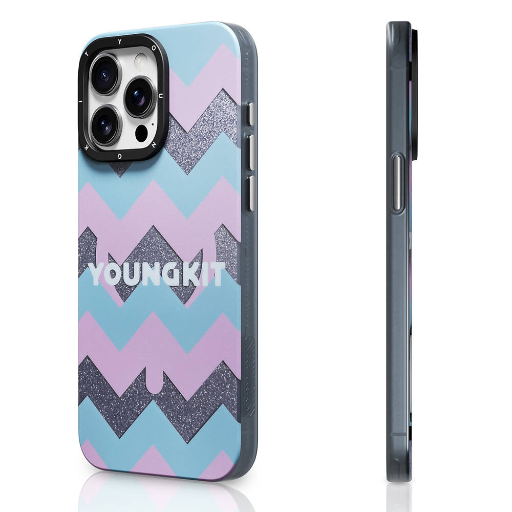 Youngkit Star Dazzle Serisi iPhone 15 Pro M-safe Şarj Özellikli Kılıf