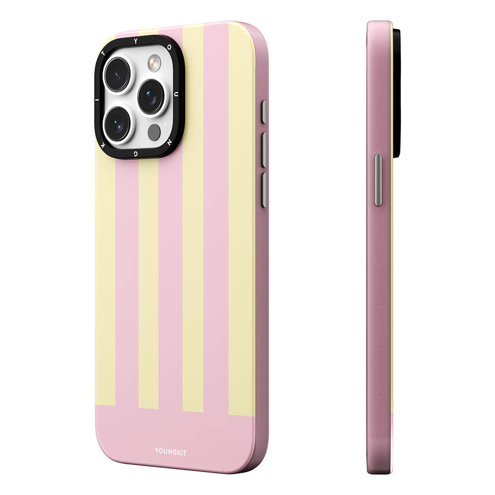 Youngkit Striped Piano Keys Serisi iPhone 15 Pro M-safe Şarj Özellikli Kılıf