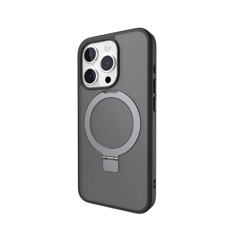 Switcheasy Magstand-M iPhone 15 Pro M-safe Şarj Özellikli Yüzük Standlı Lisanslı Kılıf