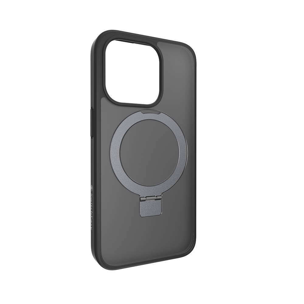 Switcheasy Magstand-M iPhone 15 Pro M-safe Şarj Özellikli Yüzük Standlı Lisanslı Kılıf