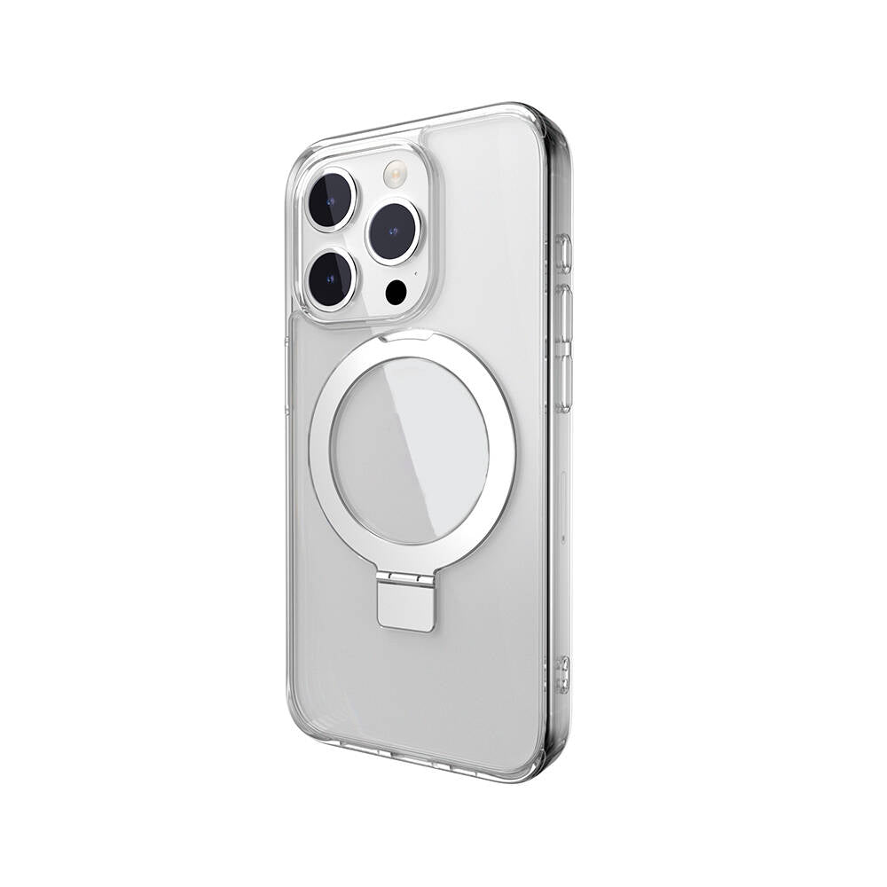 Switcheasy Magstand-M iPhone 15 Pro M-safe Şarj Özellikli Yüzük Standlı Lisanslı Kılıf