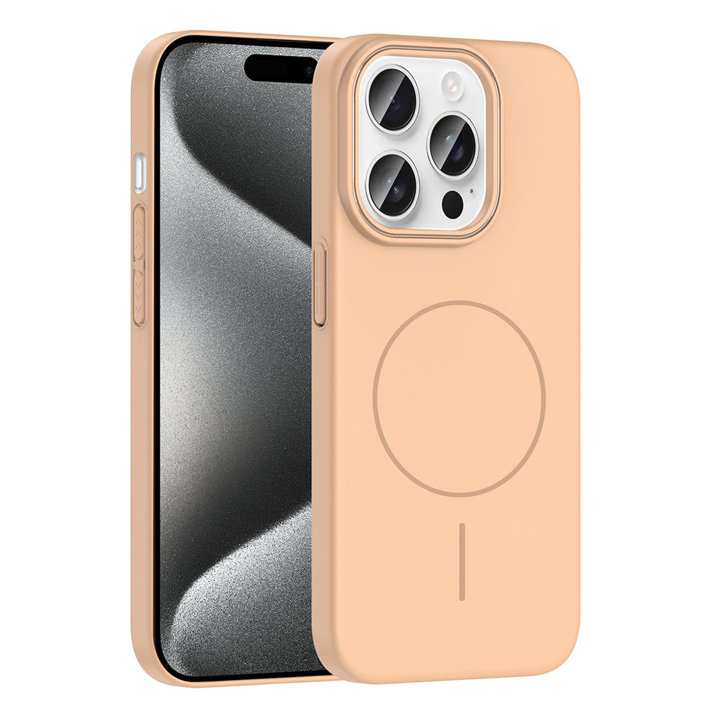 Cepax iPhone 15 Pro M-safe Şarj Özellikli Ruby Sert Kılıf