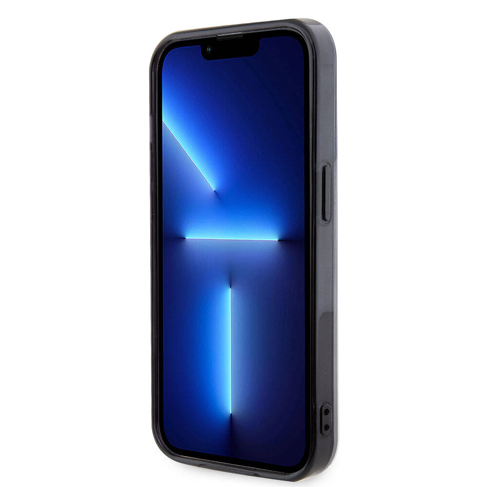 Mercedes Benz iPhone 15 Pro Orjinal Lisanslı M-safe Şarj Özellikli Çift Katmanlı Paralel Çizgi Desenli Kılıf