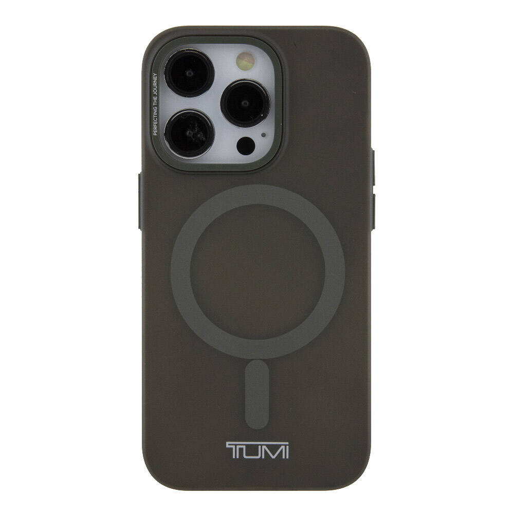 TUMI iPhone 15 Pro Orjinal Lisanslı M-safe Şarj Özellikli Buzlu Mat Telefon Kılıfı