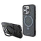 TUMI iPhone 15 Pro Orjinal Lisanslı M-safe Şarj Özellikli PC TPU Metal Logolu Ring Standlı Kılıf