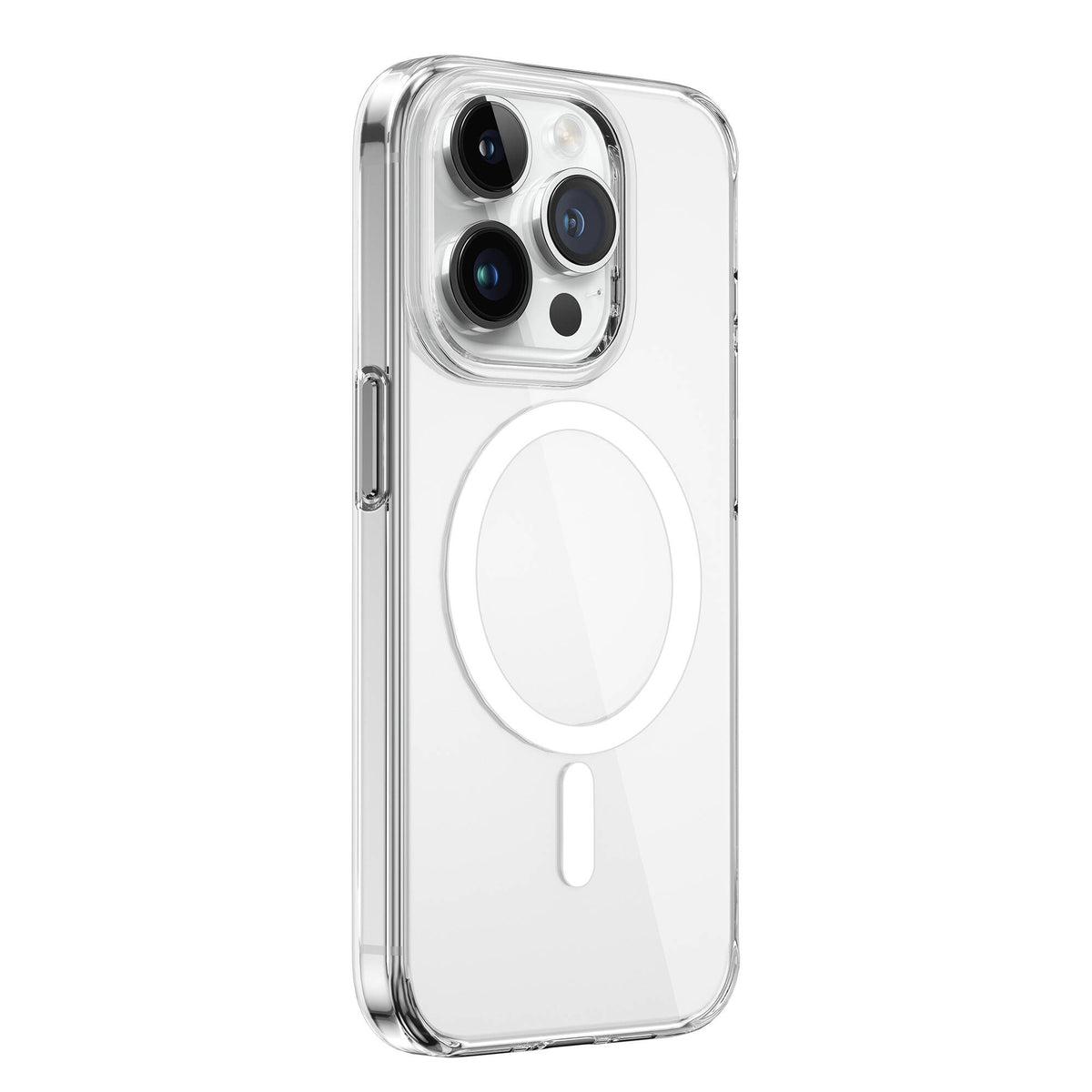 Wiwu FYY-014 iPhone 15 Pro M-safe Şarj Özellikli Şeffaf Telefon Kılıfı