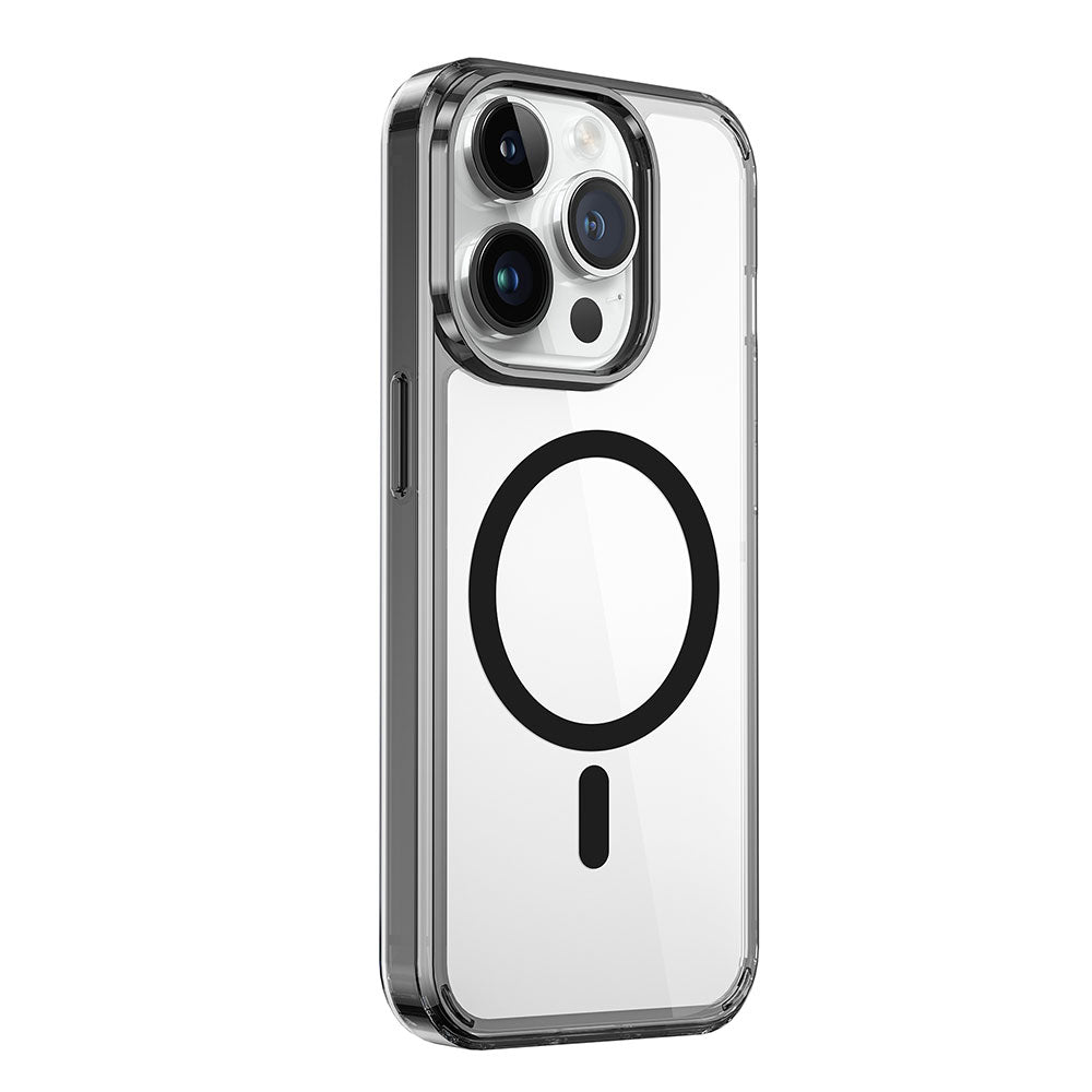 Wiwu MCC-101 iPhone 15 Pro Magnetic Crystal Sert PC Telefon Kılıfı
