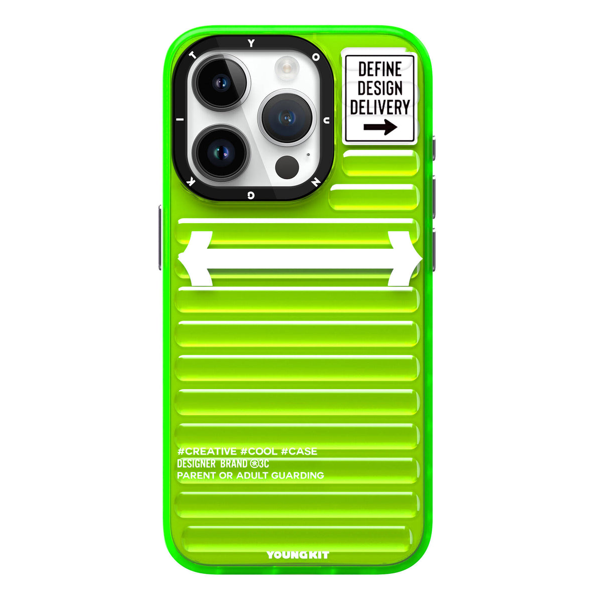 YoungKit Luggage FireFly Serisi iPhone 15 Pro Telefon Kılıfı - 1