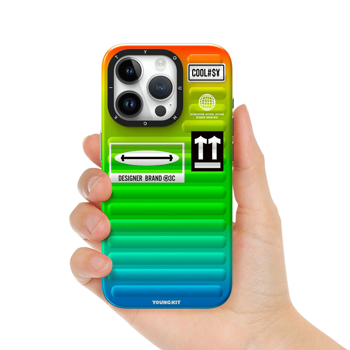 YoungKit The Secret Color Serisi iPhone 15 Pro Telefon Kılıfı