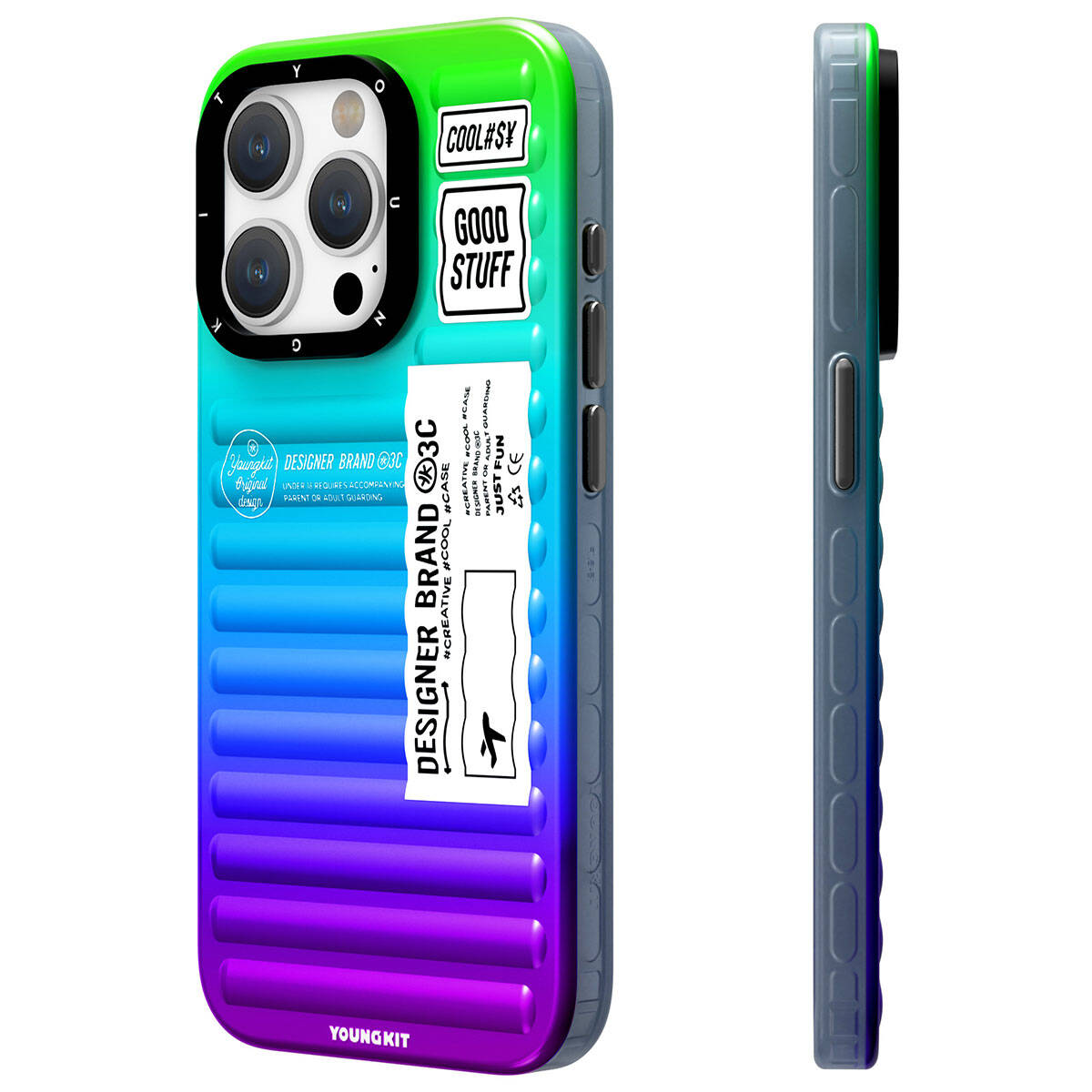 YoungKit The Secret Color Serisi iPhone 15 Pro Telefon Kılıfı