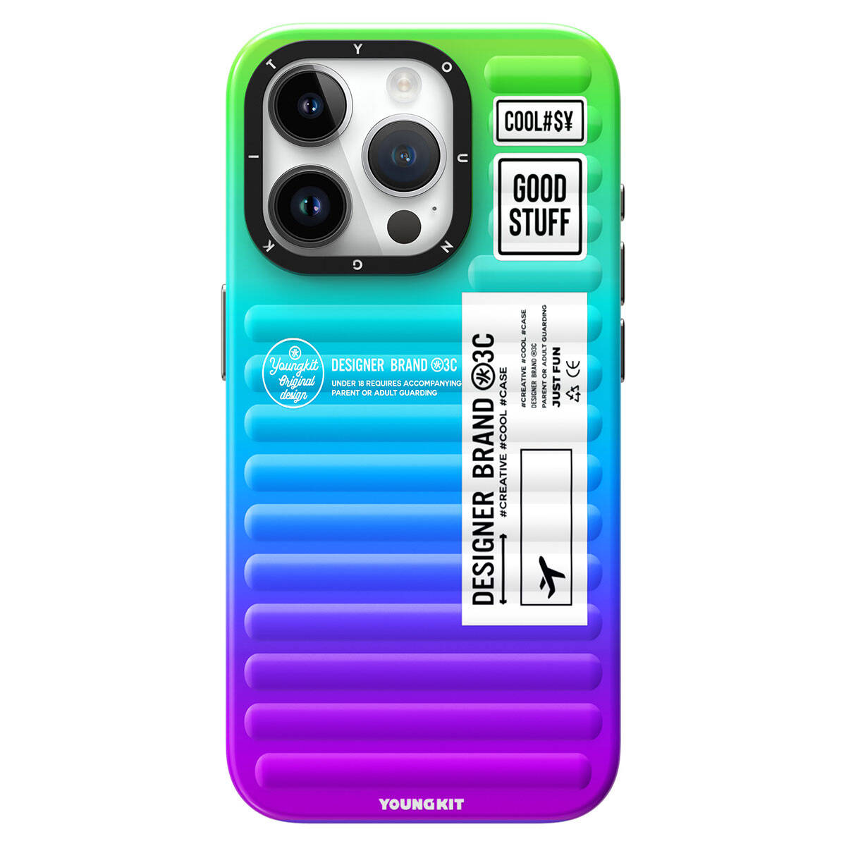 YoungKit The Secret Color Serisi iPhone 15 Pro Telefon Kılıfı