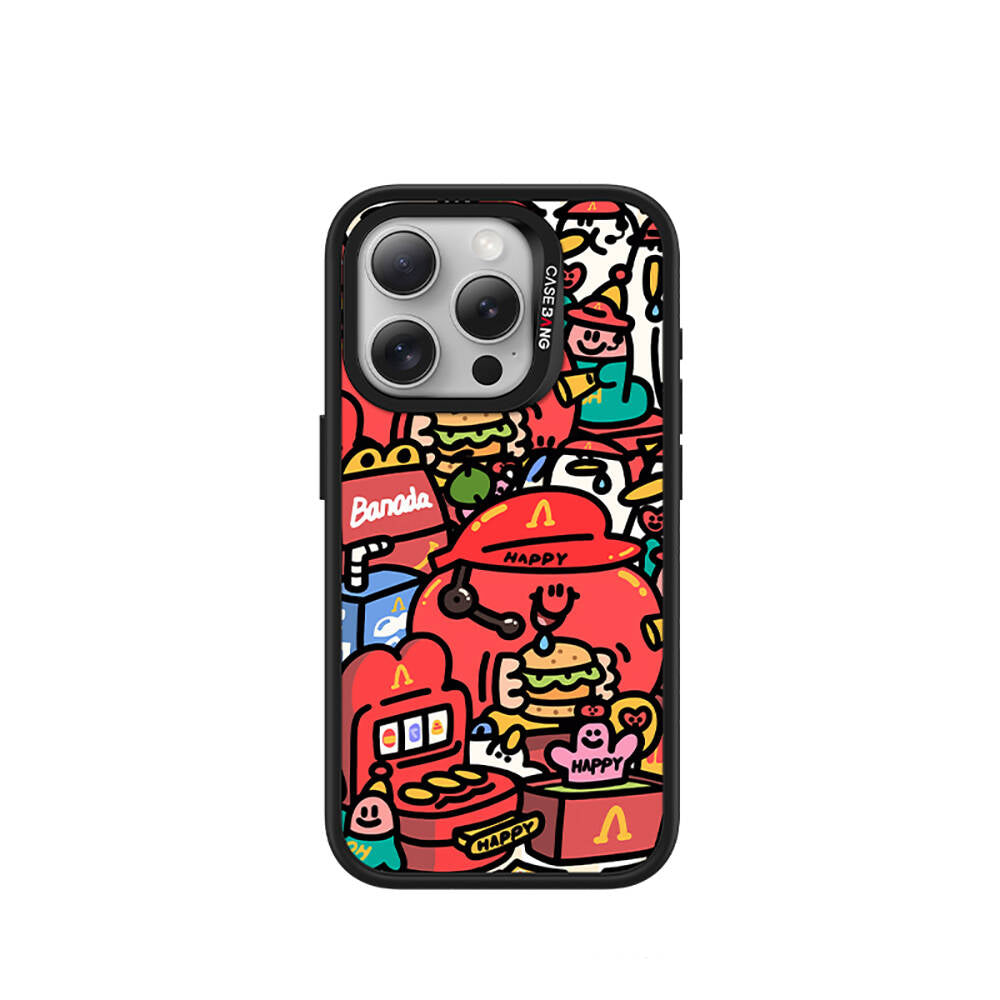 Casebang Ahhey Serisi iPhone 15 Pro M-safe Şarj Özellikli Arka Panel