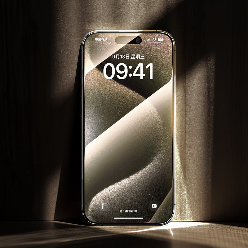 Benks Arc Shield iPhone 15 Pro Max 3D Eğimli HD Parmak İzi Dirençli Ekran Koruyucu